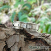 Abyss | Tension Past-Present-Future Titanium Ring