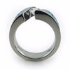 Samsara Dragon 6mm Certified Diamond Titanium Ring