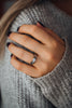 Haly 5mm(±0.50ct) Diamond Titanium Ring