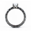 Full Eternity Titanium Ring with Prong Setting