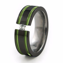 Abyss - Black-Tension - Anodizing-Option-Titanium Rings