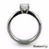 Artemis  5mm(±0.50ct) Diamond Titanium Ring