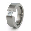Proxima Diamond Titanium Ring 5mm(±0.50ct)