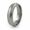 Crescent | Mens Titanium Ring