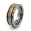 Heartbeat | Soundwave Abyss Ladies Titanium Ring