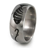 Fishermans Black Titanium Ring