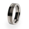 Solstice| Womens Titanium Ring