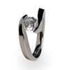 Stella 5mm(±0.50ct) Diamond Titanium Ring