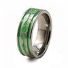 Soundwave Abyss Spring Green Titanium Ring