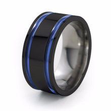 Abyss - Black - Anodizing-Option-Titanium Rings