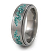 Dragons  Titanium Fidget Ring | Natural + Color