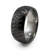 Heartbeat | Soundwave  Eclipse Black Titanium Ring