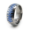 Heartbeat | Soundwave | Mens Eclipse Titanium Ring