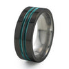 Equinox | Black Titanium Ring