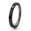 Square Stackable Titanium Rings