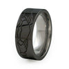 Claddagh | Black Titanium Ring