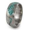 Fishermans Natural Titanium Ring