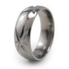 Starburst Titanium Ring