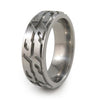 Street Performance! Titanium Fidget Ring | Natural + Color