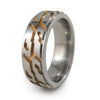 Street Performance! Titanium Fidget Ring | Natural + Color