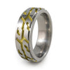 Street Performance! Titanium Fidget Ring | Natural + Color