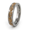 Vineleaves Titanium Ring